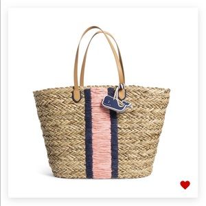 Vineyard Vines for Target straw beach bag w/ whale